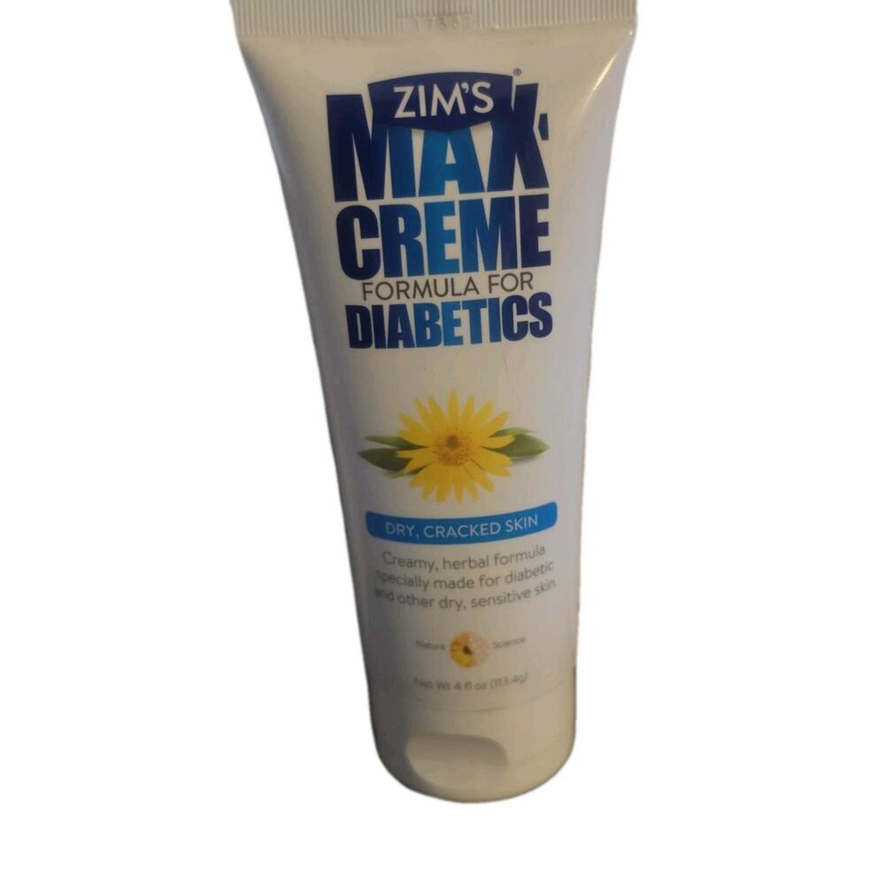 (1) Original Zim’s Crack Creme Diabetics Aloe/Arnica 4oz LARGE TUBE SEALED